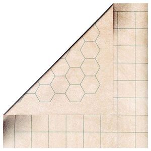 Reversible Battlemat: 1.5" Squares & 1.5" Hexes (23.5" x 26")